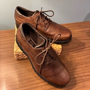 Rockport Men's Northfield Brown Waterproof Leather Oxford Shoes Lace Up 10.5